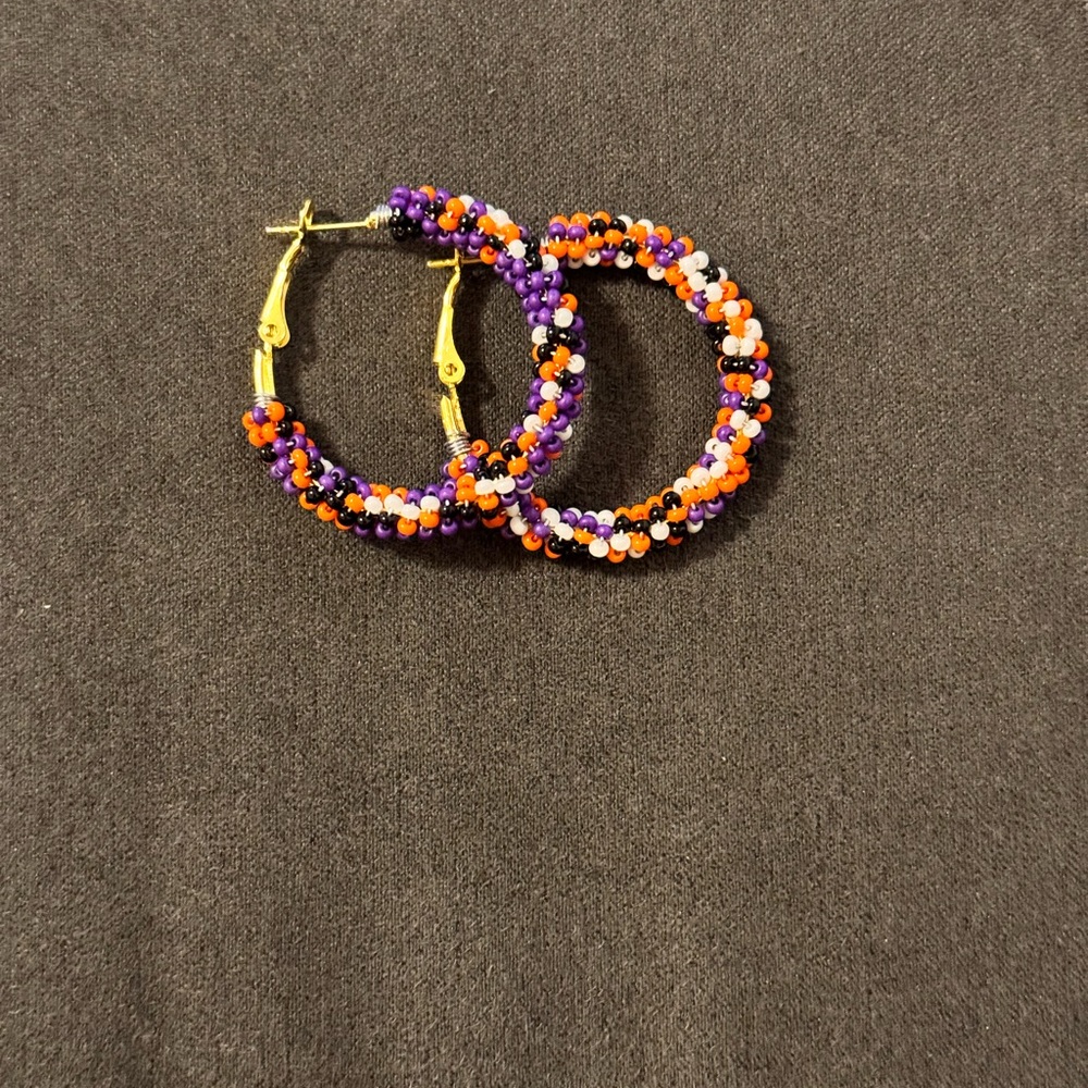 Custom Beaded Hoops - Picture 13 of 16